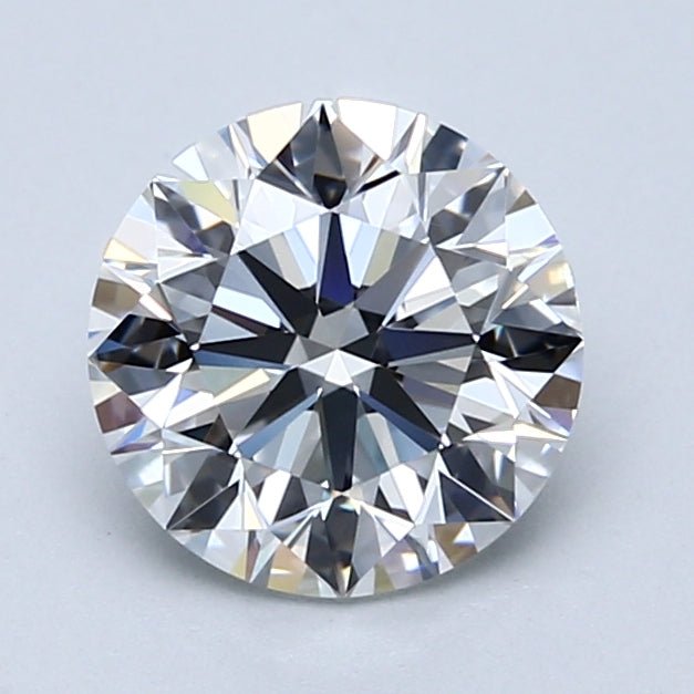 2 Carat Round - Natural Diamond - 1.8 - E - VS2 - EX - EX - EX - Diamonds By Rothschild