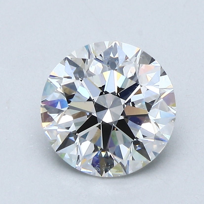 2 Carat Round - Natural Diamond - 1.8 - F - VS1 - EX - EX - EX - Diamonds By Rothschild