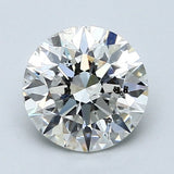 2 Carat Round - Natural Diamond - 1.8 - G - SI2 - EX - EX - EX - Diamonds By Rothschild