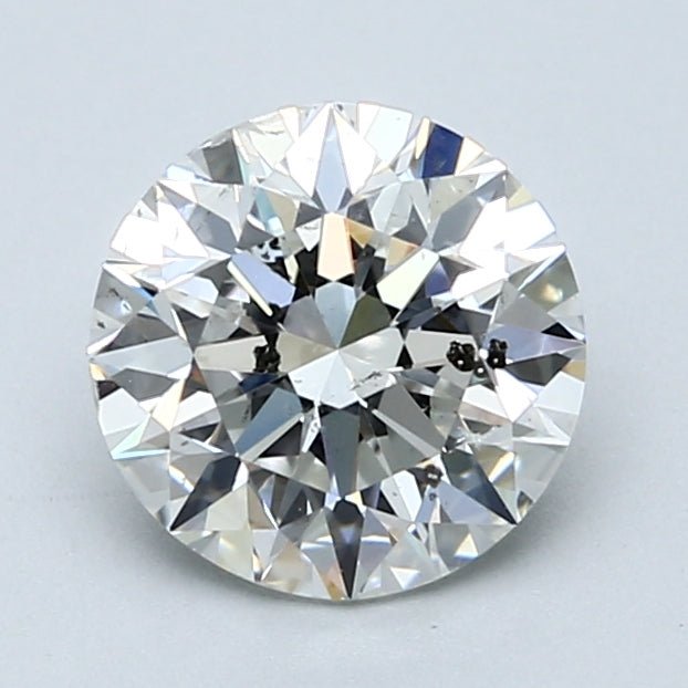 2 Carat Round - Natural Diamond - 1.8 - G - SI2 - EX - EX - EX - Diamonds By Rothschild