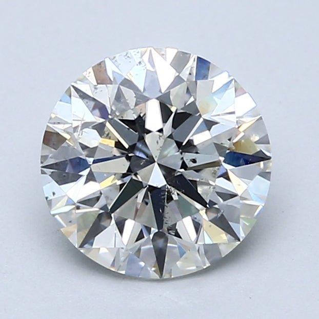 2 Carat Round - Natural Diamond - 1.8 - H - SI2 - EX - EX - EX - Diamonds By Rothschild