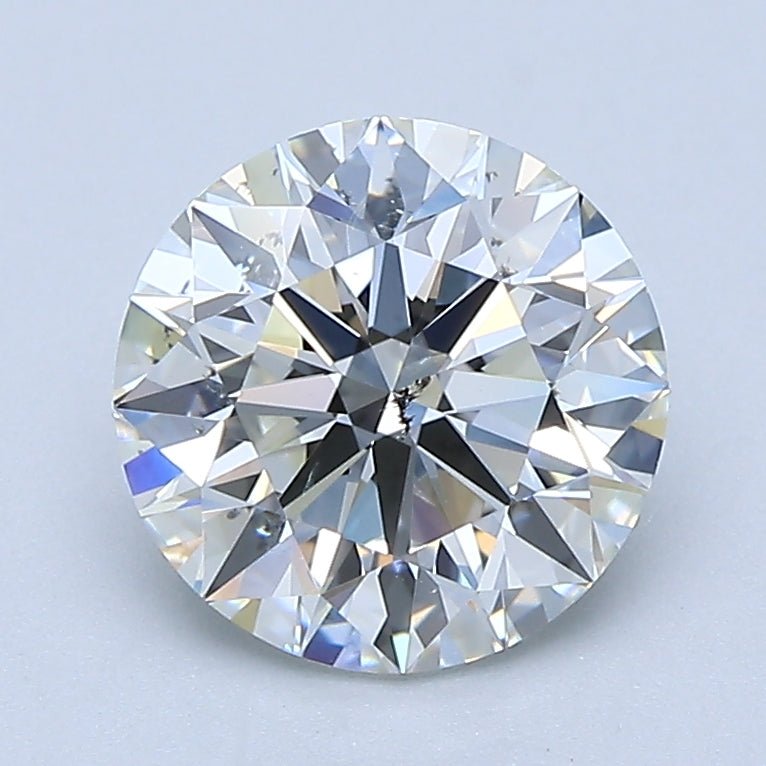 2 Carat Round - Natural Diamond - 1.8 - H - SI2 - EX - EX - EX - Diamonds By Rothschild