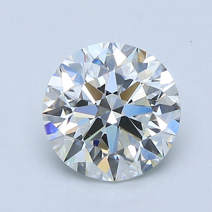 2 Carat Round - Natural Diamond - 1.8 - H - VVS2 - EX - EX - VG - Diamonds By Rothschild