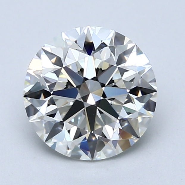 2 Carat Round - Natural Diamond - 1.8 - I - VS1 - EX - EX - EX - Diamonds By Rothschild