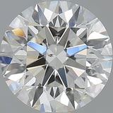 2 Carat Round - Natural Diamond - 1.8 - J - SI1 - EX - EX - EX - Diamonds By Rothschild