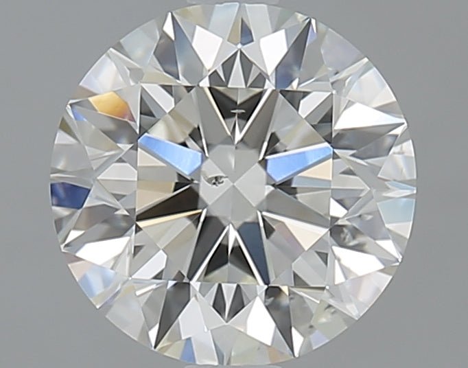 2 Carat Round - Natural Diamond - 1.8 - J - SI1 - EX - EX - EX - Diamonds By Rothschild