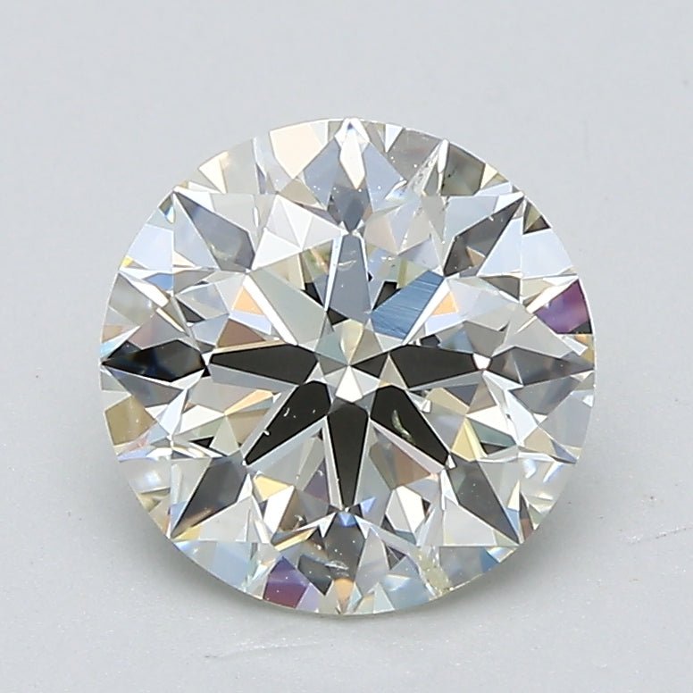 2 Carat Round - Natural Diamond - 1.8 - J - SI1 - EX - EX - VG - Diamonds By Rothschild