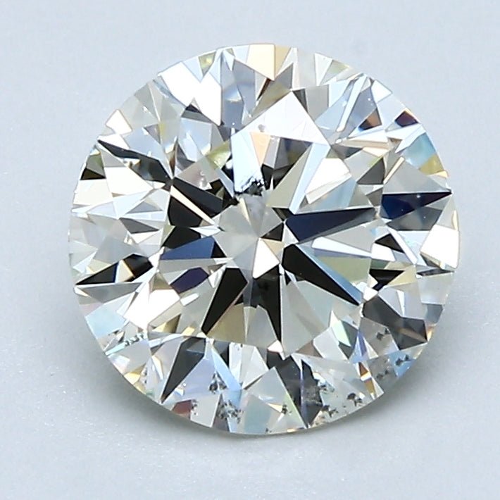 2 Carat Round - Natural Diamond - 1.8 - K - SI1 - EX - EX - EX - Diamonds By Rothschild