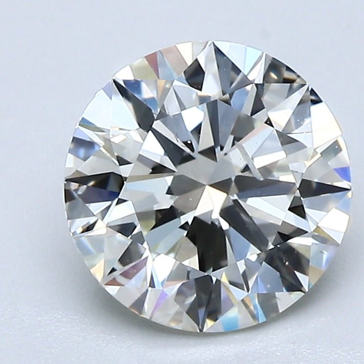 2 Carat Round - Natural Diamond - 1.8 - K - SI2 - EX - EX - VG - Diamonds By Rothschild