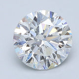 2 Carat Round - Natural Diamond - 1.81 - F - SI2 - EX - EX - EX - Diamonds By Rothschild