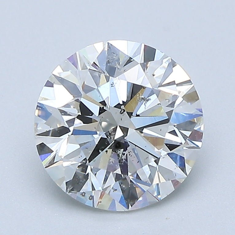 2 Carat Round - Natural Diamond - 1.81 - H - SI2 - EX - EX - EX - Diamonds By Rothschild