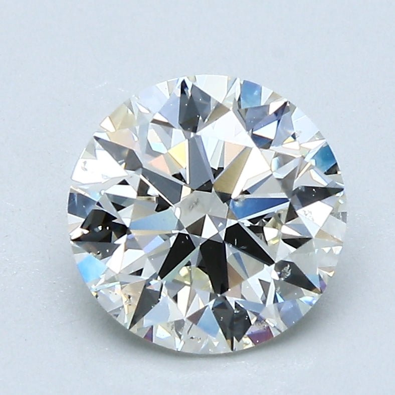2 Carat Round - Natural Diamond - 1.83 - J - SI2 - EX - EX - EX - Diamonds By Rothschild
