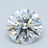 2 Carat Round - Natural Diamond - 1.86 - G - SI2 - EX - EX - EX - Diamonds By Rothschild