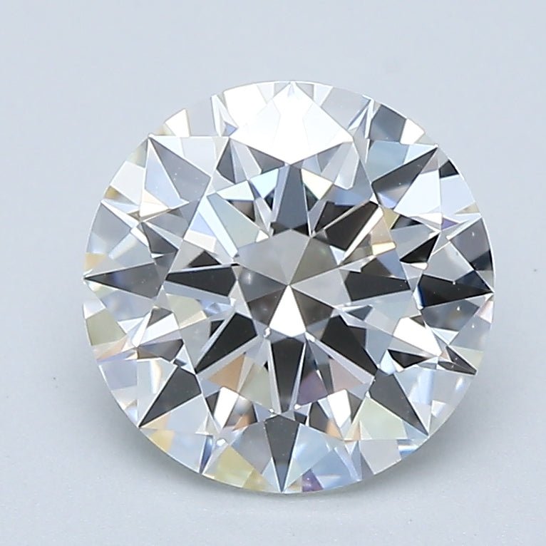 2 Carat Round - Natural Diamond - 1.87 - G - VS2 - EX - EX - EX - Diamonds By Rothschild