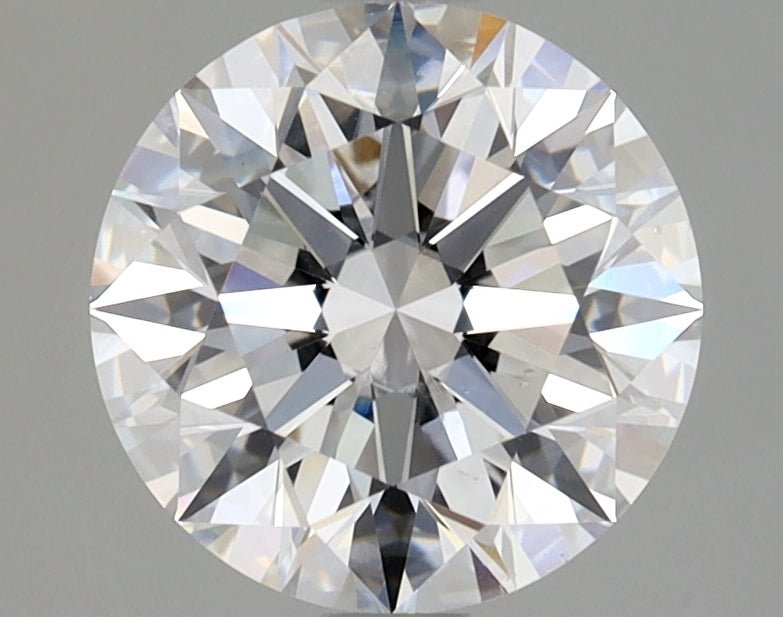 2 Carat ROUND - Natural Diamond - 1.89 - D - VS2 - EX - EX - Diamonds By Rothschild