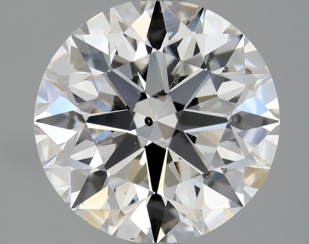 2 Carat Round - Natural Diamond - 1.9 - E - SI1 - EX - EX - Diamonds By Rothschild