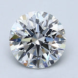2 Carat Round - Natural Diamond - 1.9 - E - SI1 - EX - EX - EX - Diamonds By Rothschild