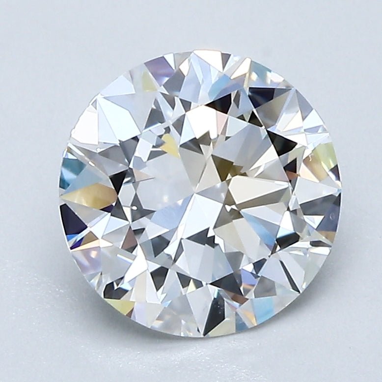 2 Carat Round - Natural Diamond - 1.9 - E - VVS1 - EX - EX - EX - Diamonds By Rothschild