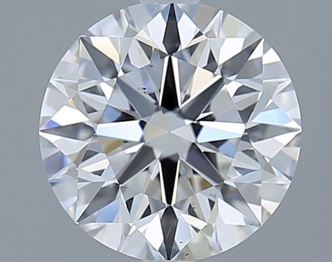 2 Carat Round - Natural Diamond - 1.9 - F - VS2 - EX - EX - EX - Diamonds By Rothschild