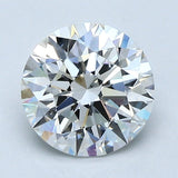 2 Carat Round - Natural Diamond - 1.9 - G - SI1 - EX - EX - EX - Diamonds By Rothschild