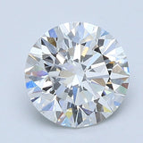 2 Carat Round - Natural Diamond - 1.9 - G - Very Slightly Included - EX - EX - EX - Diamonds By Rothschild