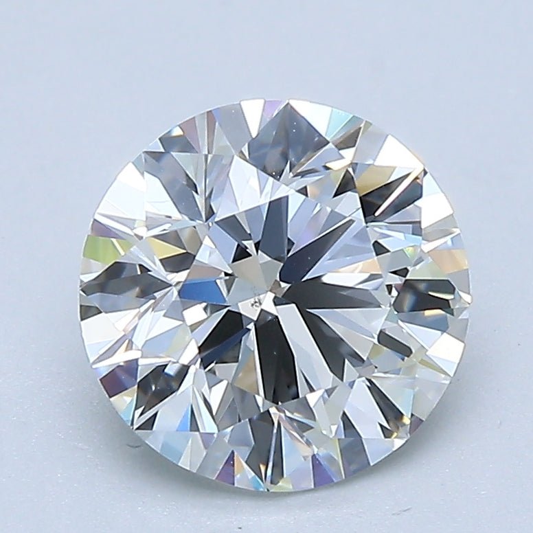 2 Carat Round - Natural Diamond - 1.9 - G - VS2 - VG - EX - G - Diamonds By Rothschild