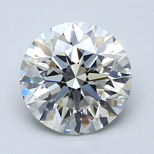 2 Carat Round - Natural Diamond - 1.9 - I - SI1 - EX - EX - EX - Diamonds By Rothschild