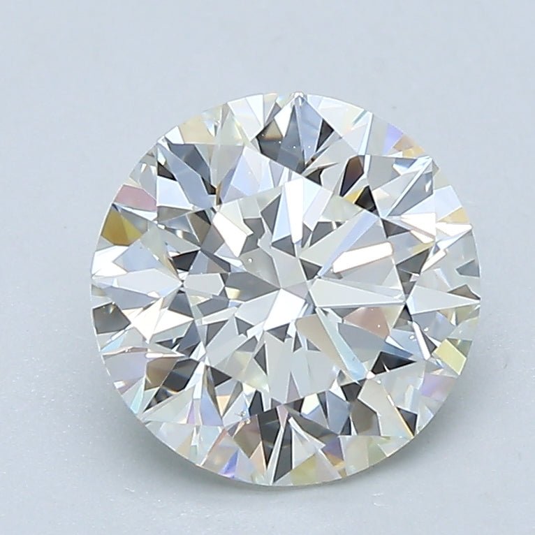 2 Carat Round - Natural Diamond - 1.9 - I - VS2 - EX - EX - EX - Diamonds By Rothschild