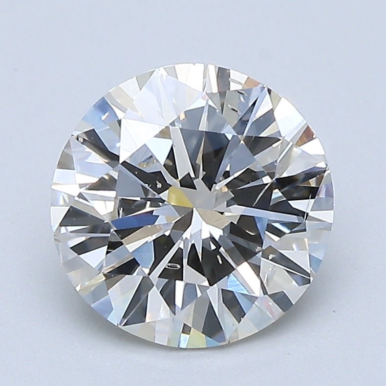 2 Carat Round - Natural Diamond - 1.9 - J - SI2 - G - G - G - Diamonds By Rothschild