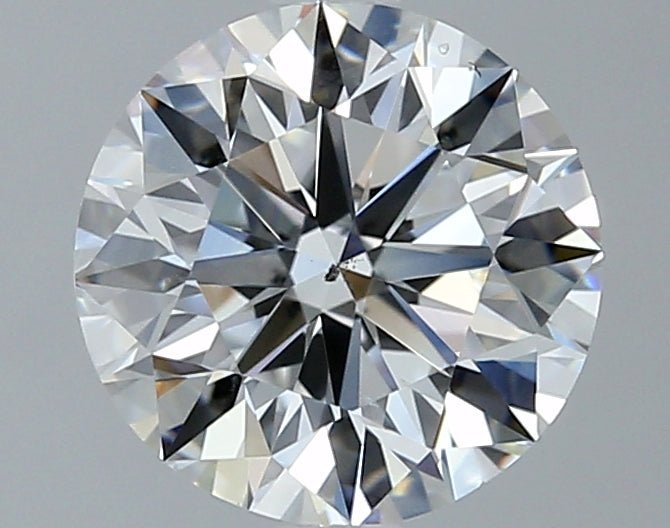 2 Carat Round - Natural Diamond - 1.91 - F - SI1 - EX - EX - EX - Diamonds By Rothschild