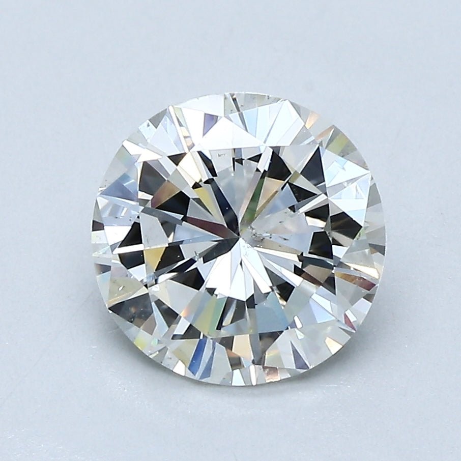 2 Carat Round - Natural Diamond - 1.91 - J - SI2 - G - G - G - Diamonds By Rothschild