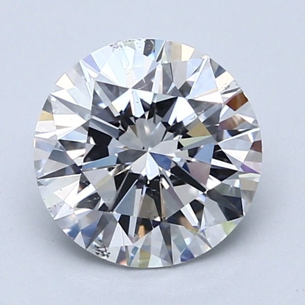 2 Carat Round - Natural Diamond - 1.92 - D - SI1 - EX - EX - EX - Diamonds By Rothschild