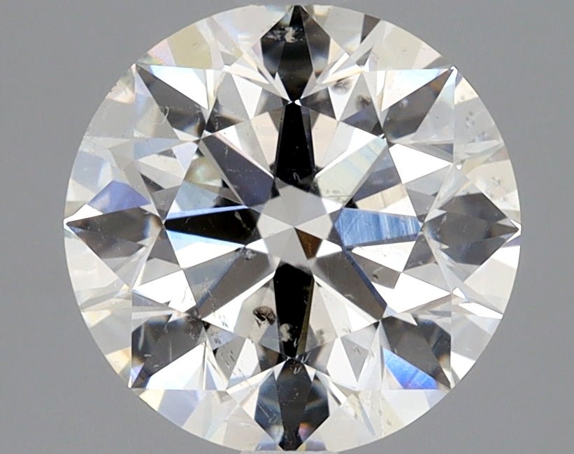 2 Carat Round - Natural Diamond - 1.92 - H - SI2 - EX - EX - Diamonds By Rothschild