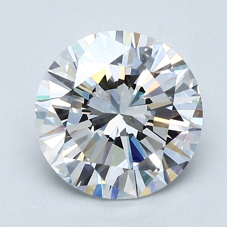 2 Carat Round - Natural Diamond - 1.94 - D - VS2 - VG - G - G - Diamonds By Rothschild