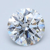 2 Carat Round - Natural Diamond - 1.97 - E - Slightly Included - EX - EX - EX - Diamonds By Rothschild