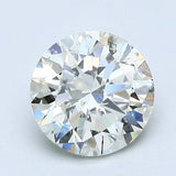 2 Carat Round - Natural Diamond - 1.99 - L - I1 - EX - EX - EX - Diamonds By Rothschild
