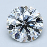 2 Carat Round - Natural Diamond - 2 - D - SI2 - VG - EX - EX - Diamonds By Rothschild