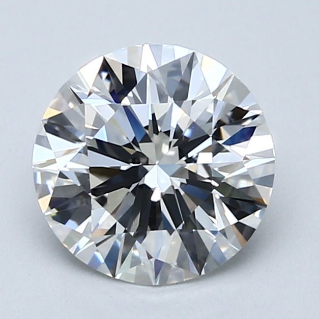2 Carat Round - Natural Diamond - 2 - D - VS1 - EX - VG - VG - Diamonds By Rothschild