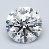 2 Carat Round - Natural Diamond - 2 - E - SI2 - EX - EX - EX - Diamonds By Rothschild