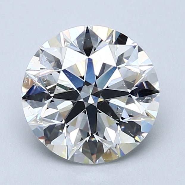 2 Carat Round - Natural Diamond - 2 - E - SI2 - EX - EX - EX - Diamonds By Rothschild