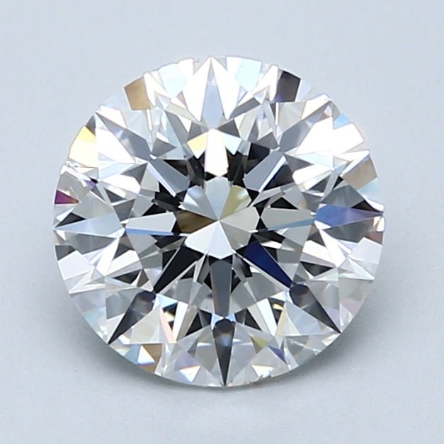 2 Carat Round - Natural Diamond - 2 - E - SI2 - EX - EX - VG - Diamonds By Rothschild