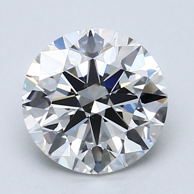 2 Carat Round - Natural Diamond - 2 - E - VS1 - EX - EX - EX - Diamonds By Rothschild