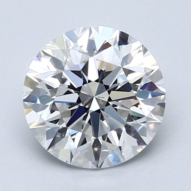 2 Carat Round - Natural Diamond - 2 - E - VS2 - EX - EX - EX - Diamonds By Rothschild
