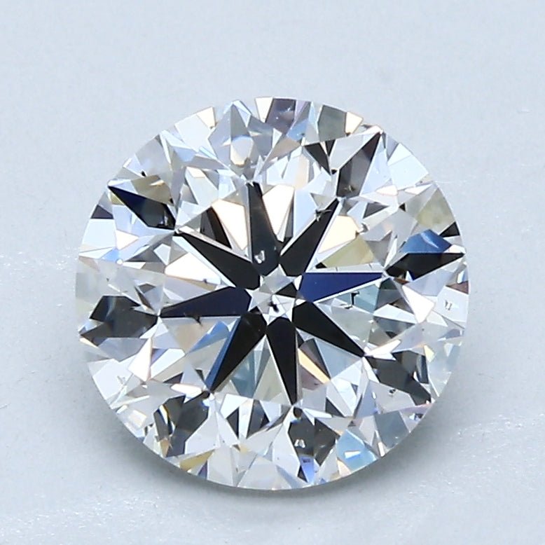 2 Carat Round - Natural Diamond - 2 - F - SI2 - VG - VG - VG - Diamonds By Rothschild