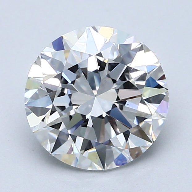 2 Carat Round - Natural Diamond - 2 - F - VS1 - EX - EX - EX - Diamonds By Rothschild