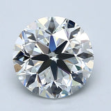 2 Carat Round - Natural Diamond - 2 - F - VS2 - VG - EX - VG - Diamonds By Rothschild