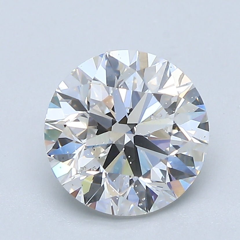 2 Carat Round - Natural Diamond - 2 - G - SI2 - EX - EX - EX - Diamonds By Rothschild