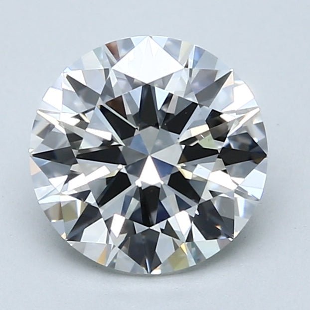 2 Carat Round - Natural Diamond - 2 - G - VS2 - EX - EX - EX - Diamonds By Rothschild