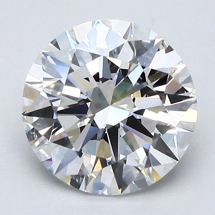 2 Carat Round - Natural Diamond - 2 - G - VS2 - EX - EX - VG - Diamonds By Rothschild