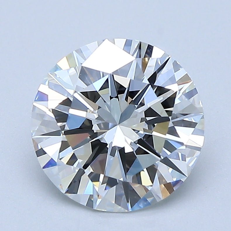 2 Carat Round - Natural Diamond - 2 - G - VVS2 - EX - EX - VG - Diamonds By Rothschild